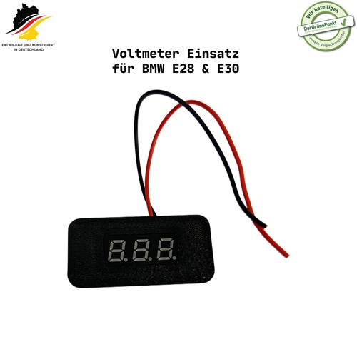 Voltmeter einsatz für - für, bmw